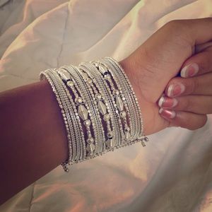 FREE W/PURCHASE OF $30 OR MORE. silver bracelet